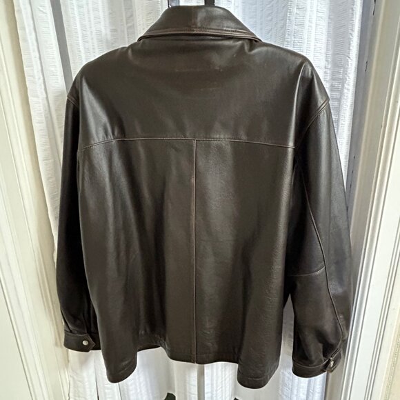 Men’s Cherokee supple leather bomber style jacket, size XL - Picture 6 of 10